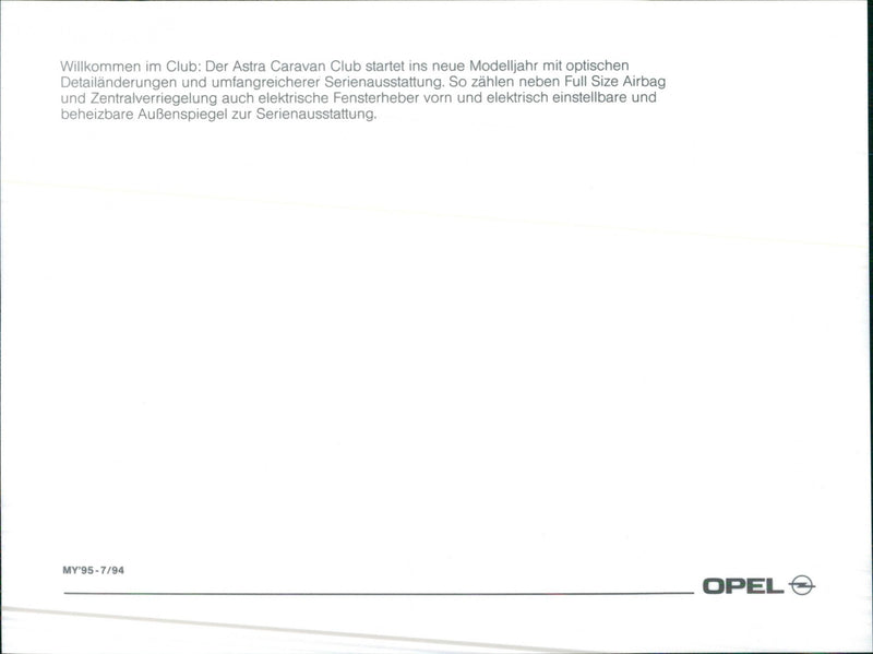 Astra Caravan Club - Vintage Photograph