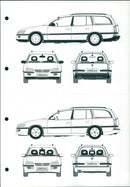 1994 Opel Omega Caravan MV6 - Vintage Photograph