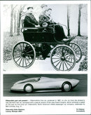 Oldsmobile past and present - Vintage Photograph