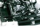 Car Engine of SEAT - Vintage Photograph