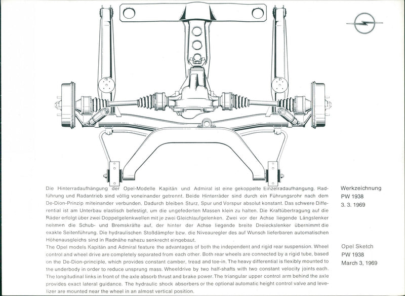 Opel Admiral - Vintage Photograph