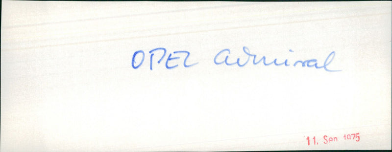 1975 Opel Admiral - Vintage Photograph