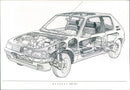 1984 Peugeot 205 GTI - Vintage Photograph