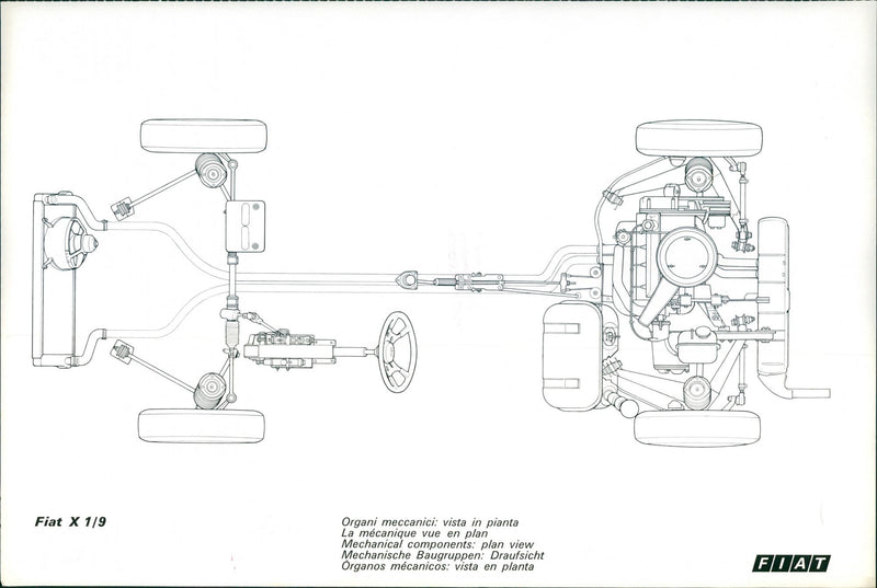 Fiat X1/9 - Vintage Photograph