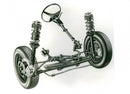Volkswagen 411 Front Axle and Steering - Vintage Photograph