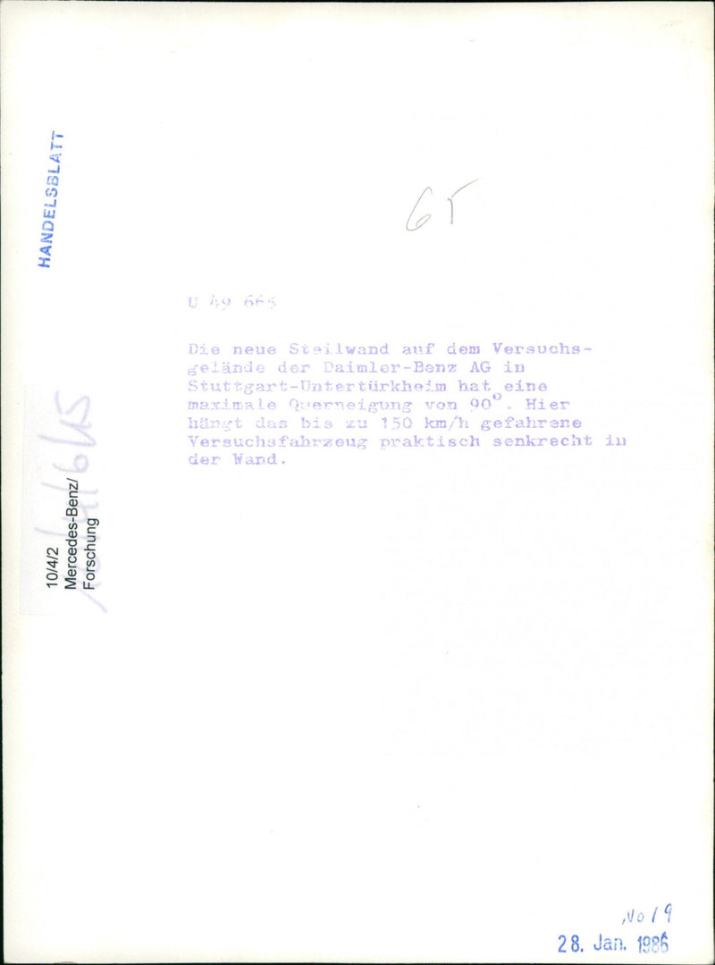 Mercedes Benz - Vintage Photograph