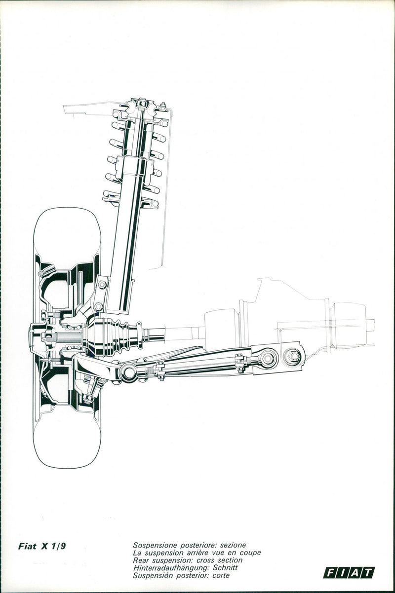 Fiat X1/9 - Vintage Photograph