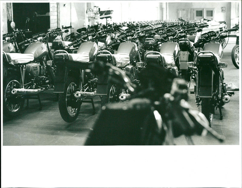 Zschopau motorcycle factory - Vintage Photograph