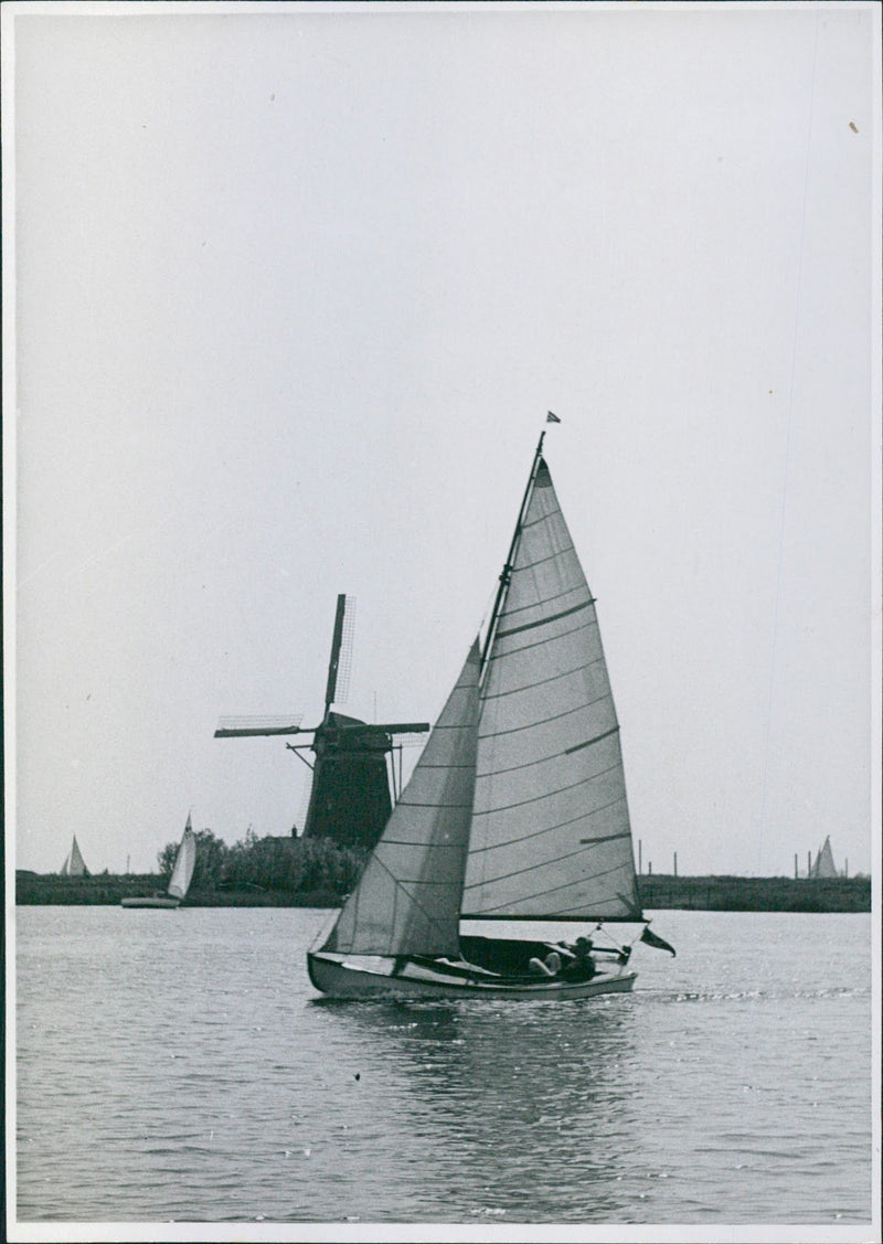 Sailboat - Vintage Photograph