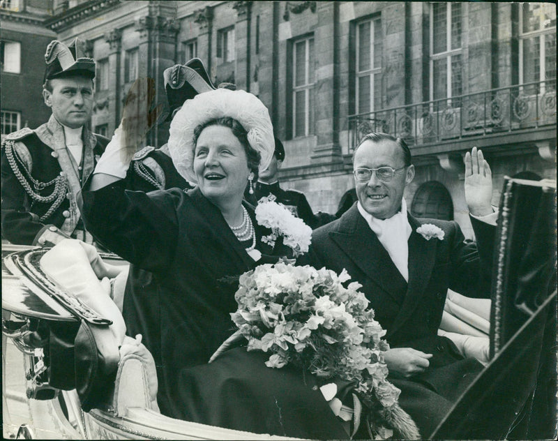 Queen Juliana, Prince Bernhard - Vintage Photograph