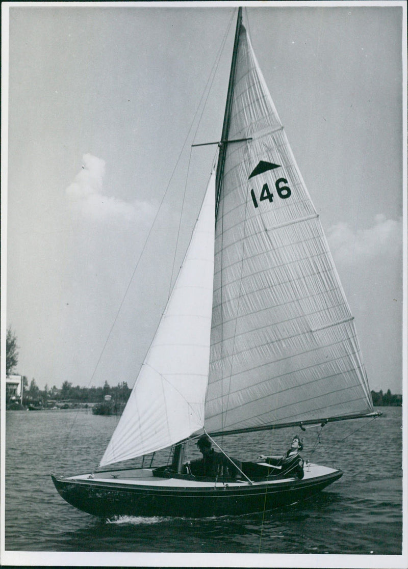 Sailboat - Vintage Photograph