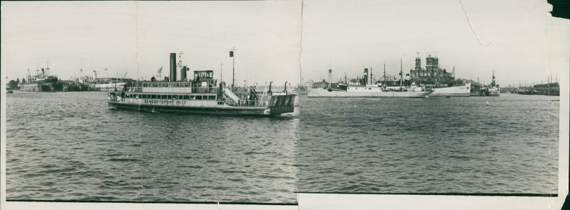 Municipality ferry - Vintage Photograph