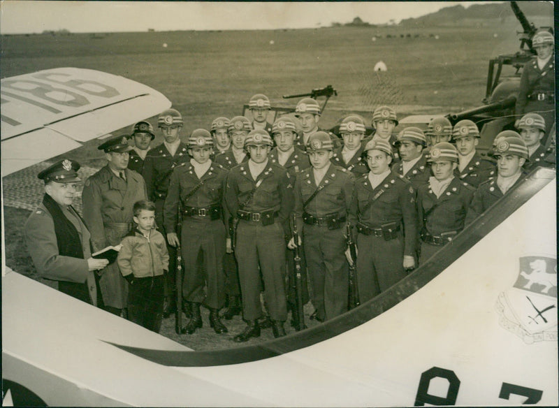 Captain Thomas P. Dolye "Flying Chaplin" - Vintage Photograph