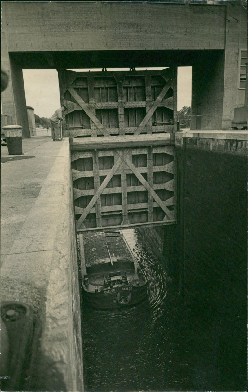 Dock bridge - Vintage Photograph