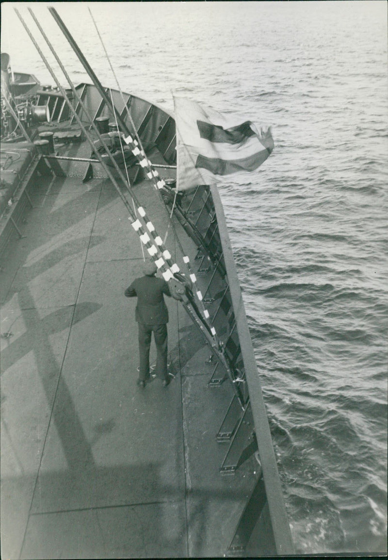 Ship on the Sea - Vintage Photograph