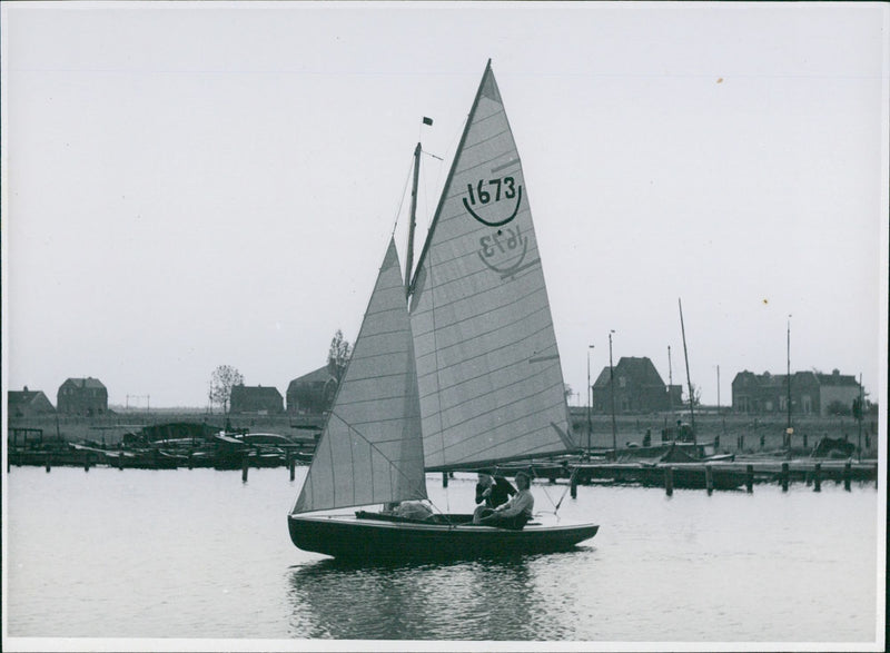 Sailboat - Vintage Photograph