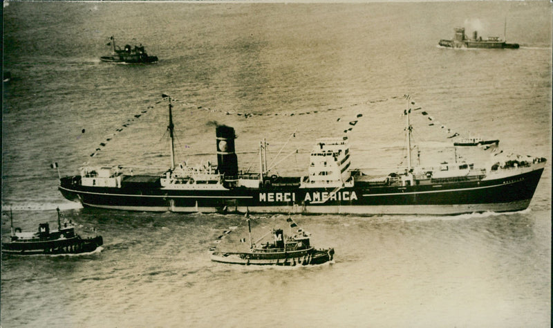 French Ship Magellan - Vintage Photograph