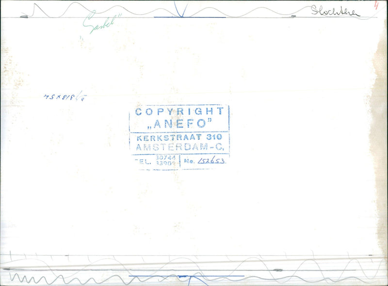 Gasbel Slochteren. - Vintage Photograph