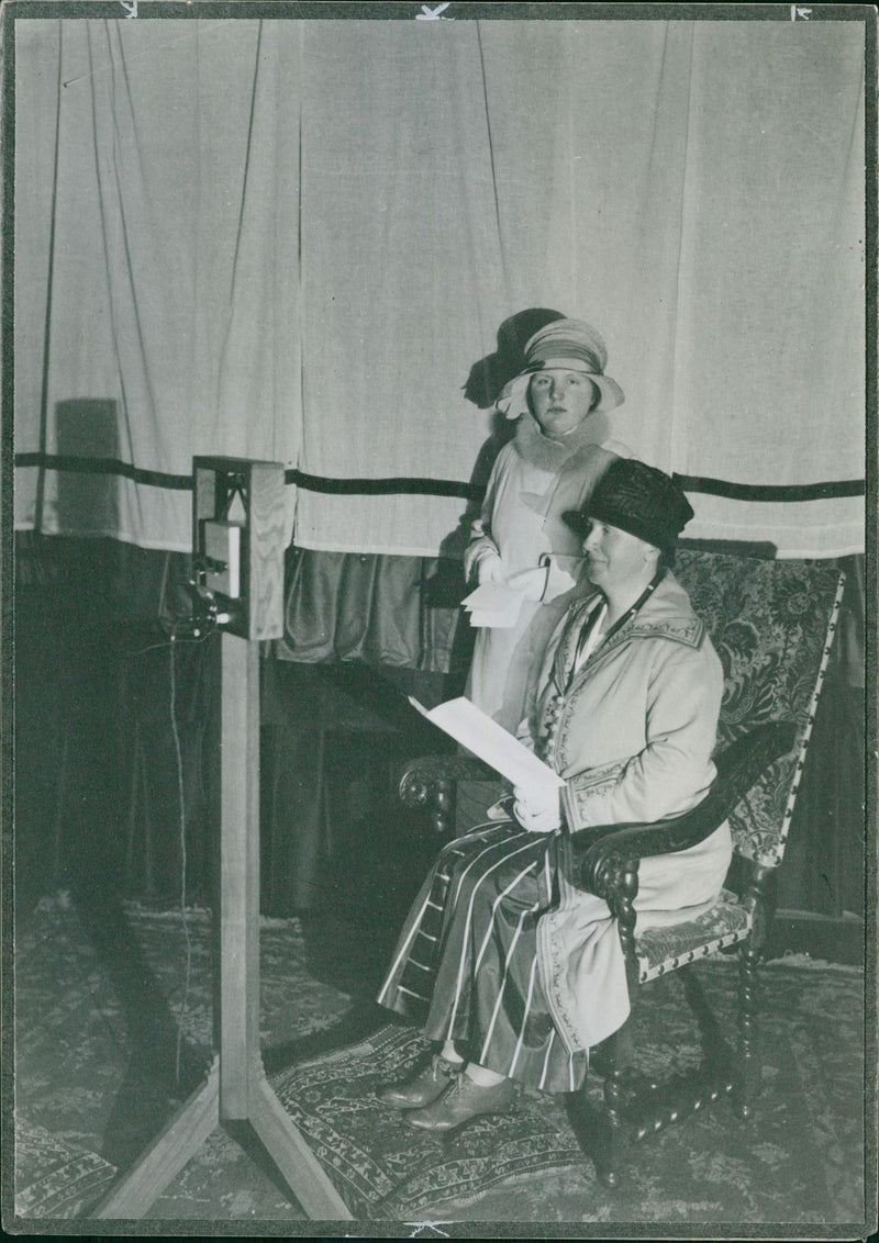 Queen Wilhelmina and Princess Juliana - Vintage Photograph