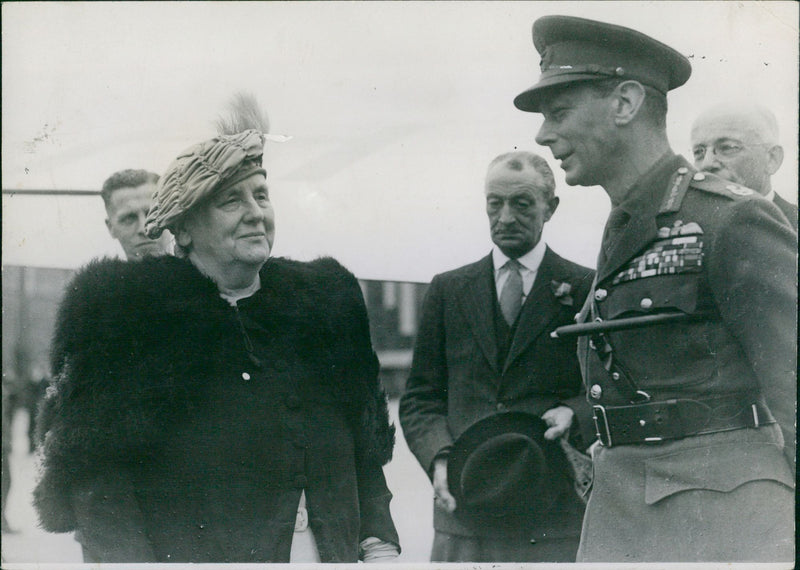 Queen Wilhelmina and King George - Vintage Photograph