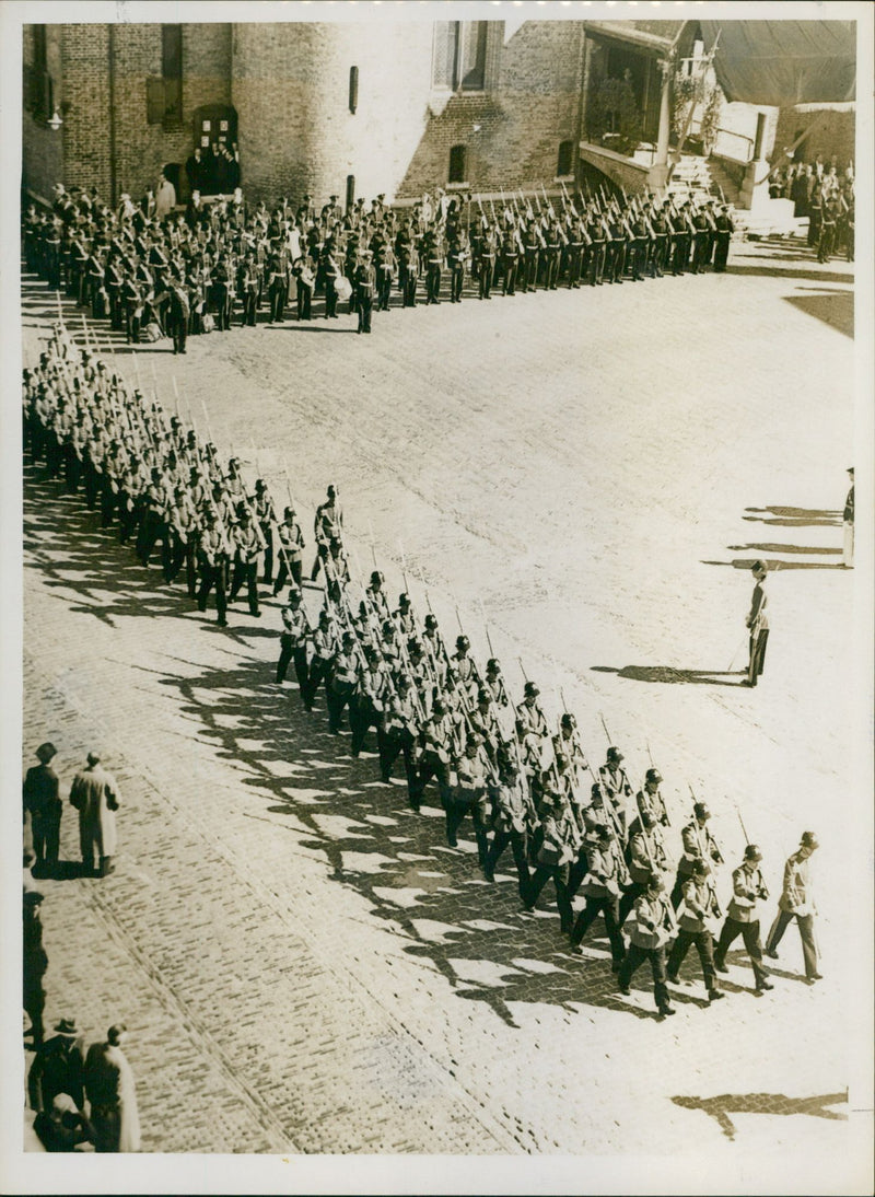 Military parade - Vintage Photograph