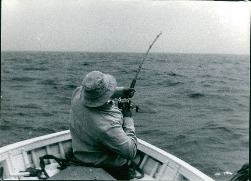 Fishing - Vintage Photograph