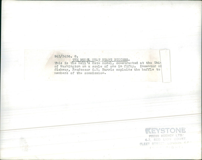 Hells Gate Model - Vintage Photograph