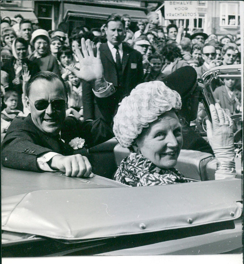 Queen Juliana and Prince Bernhard - Vintage Photograph