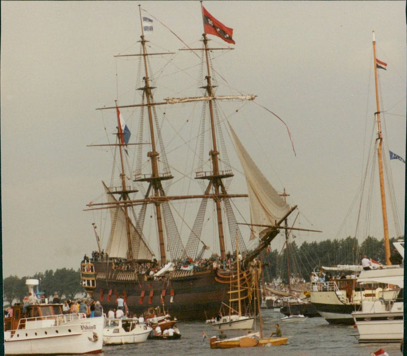 Sailing ship - Vintage Photograph