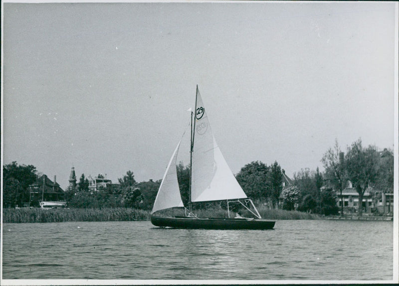 Saiboat - Vintage Photograph