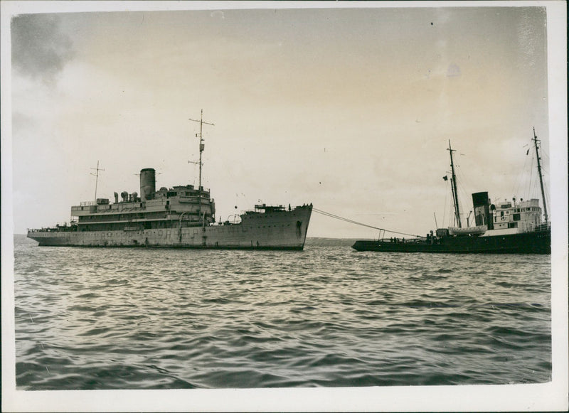 Steamer Kedah ship - Vintage Photograph