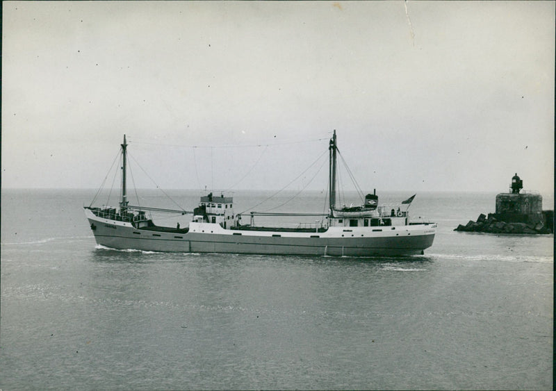 A boat on the waters - Vintage Photograph