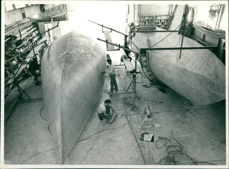 Ship wharf - Vintage Photograph