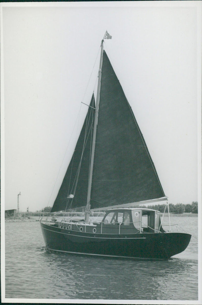 Sailing Boat - Vintage Photograph