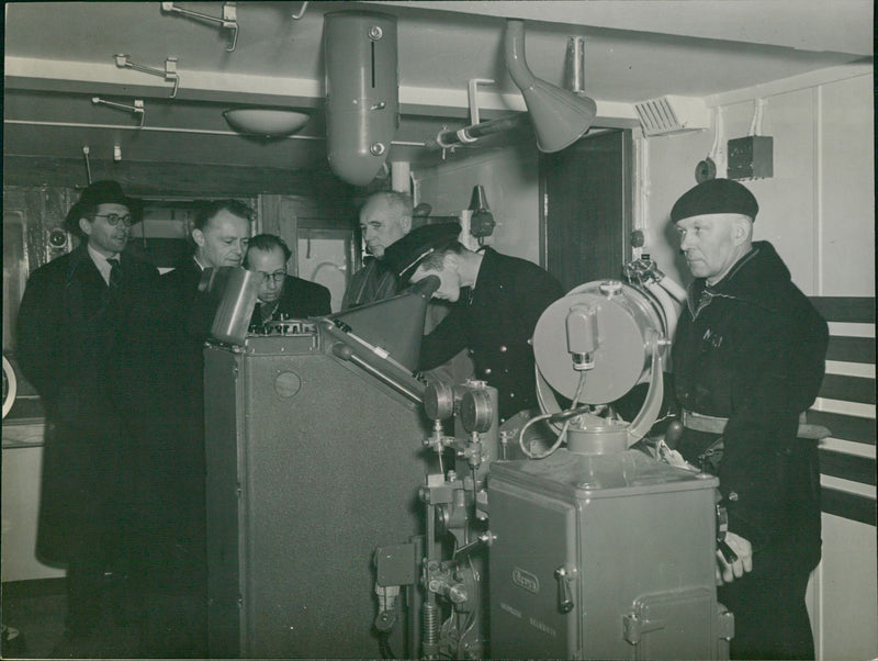 Ship navigation - Vintage Photograph