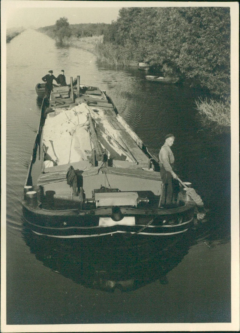 Anchor of a boat - Vintage Photograph