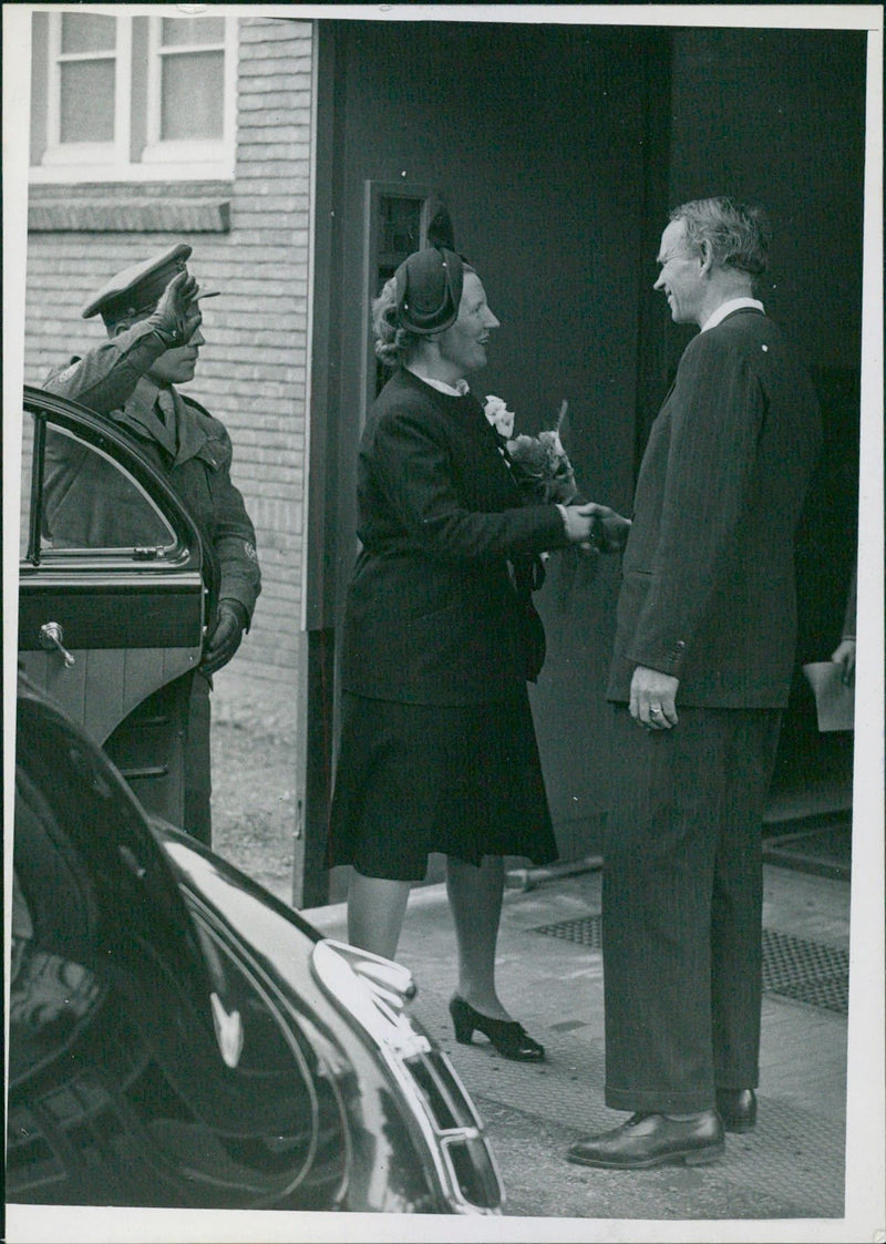 Princess Juliana, Ir. Boeke - Vintage Photograph