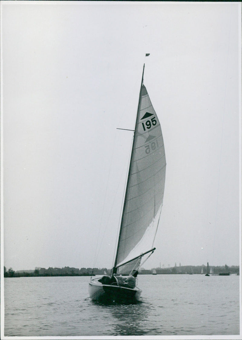 Sailboat - Vintage Photograph