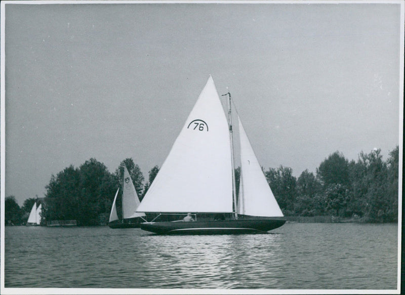 Sailboat - Vintage Photograph