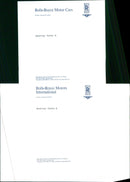 1985 Bentley Turbo R, front and side view - Vintage Photograph