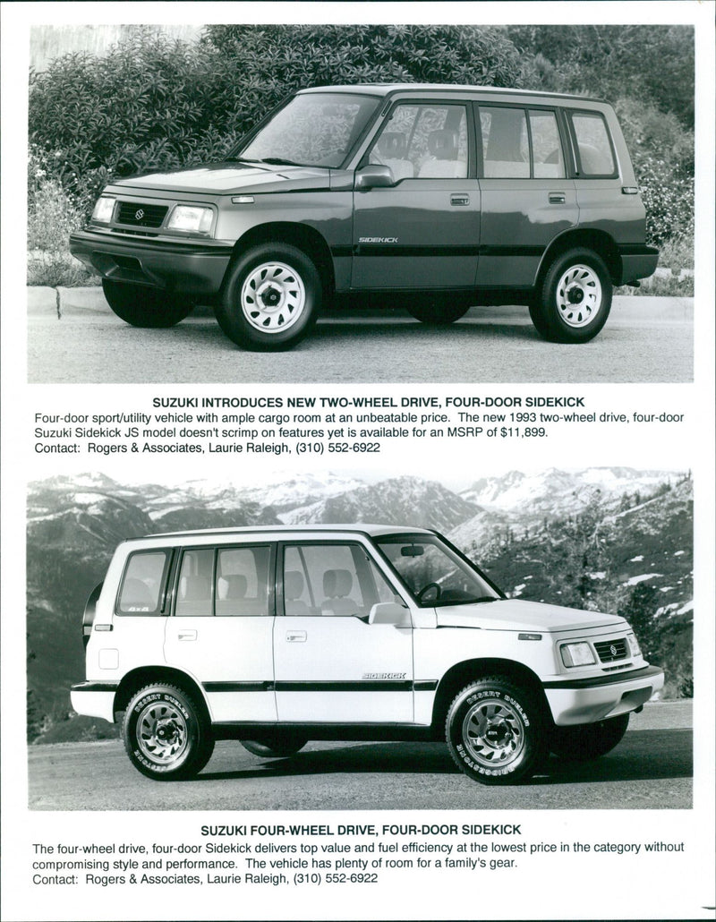 Suzuki Sidekick JS model, 1993 - Vintage Photograph