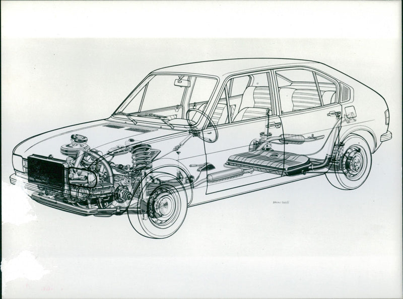 1971 Alfa SUD - Vintage Photograph