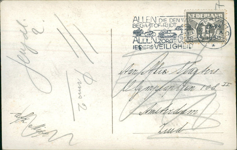 Dog card - Vintage Photograph