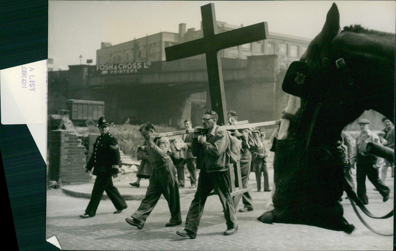 Carrying of the Cross - Vintage Photograph