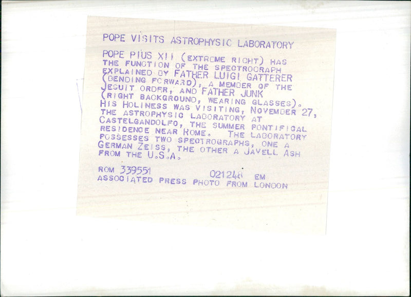 Pope Pius XII - Vintage Photograph