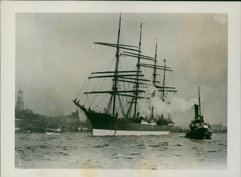 Ships on the water - Vintage Photograph