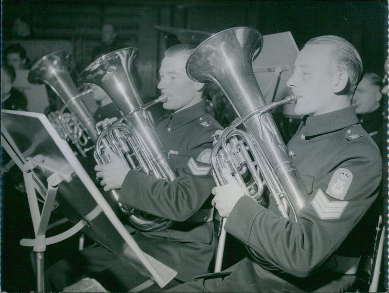 Trumpeters - Vintage Photograph