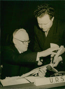 Andrei Vyshinsky an J. Rassadin - Vintage Photograph