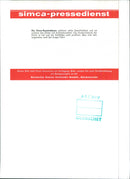 Simca Etoile Front Seat - Vintage Photograph