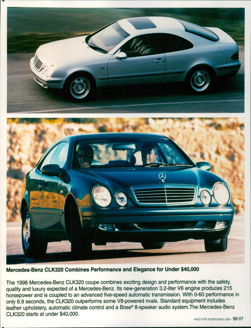 Mercedes Benz 98 - Vintage Photograph